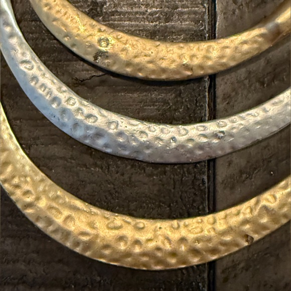 nOir Three Layer Minimal Short Necklace and Dangle Earrings Set NIP - Picture 5 of 8